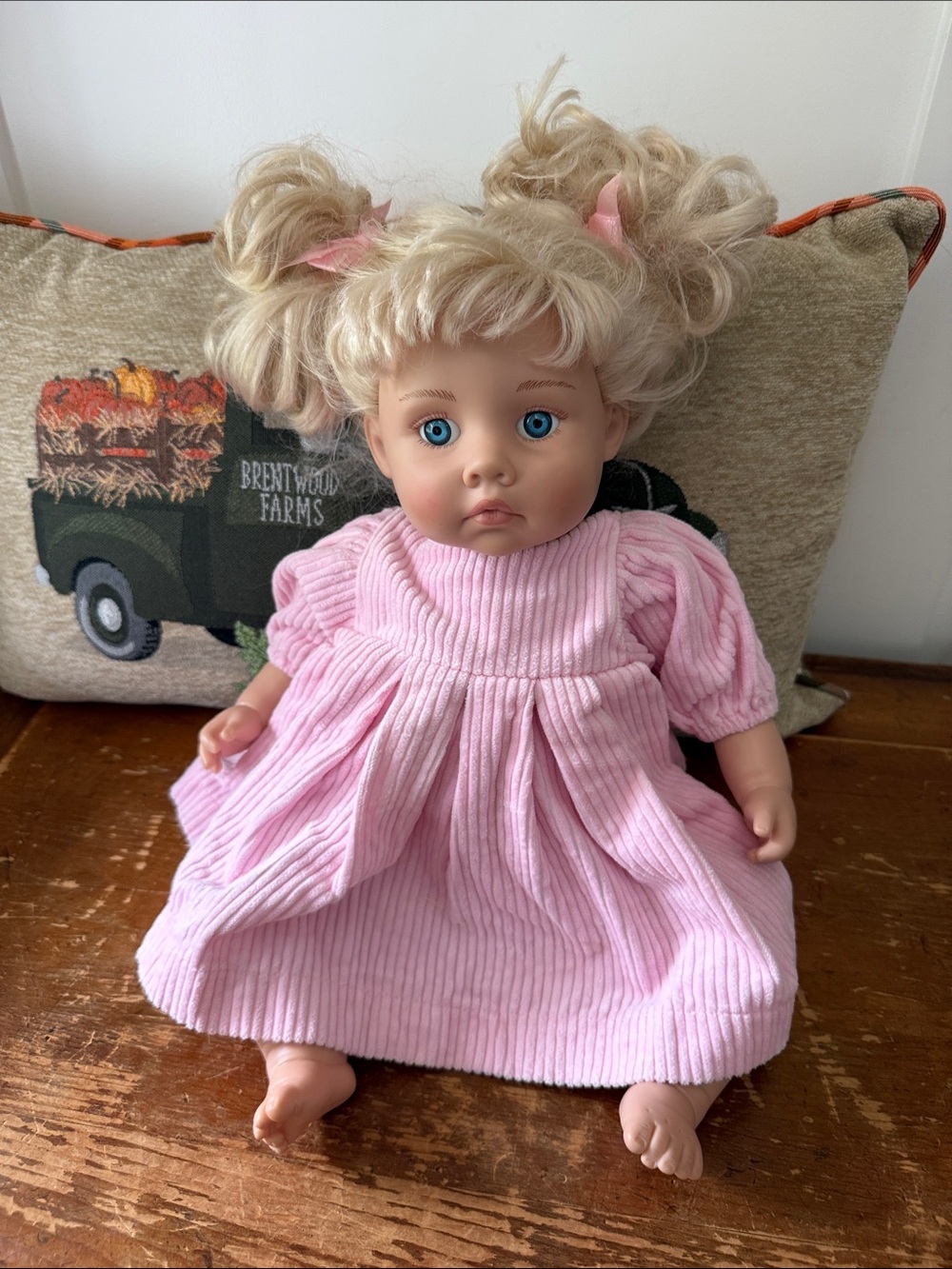 Madame Alexander Doll toddler blonde hair blue eyes